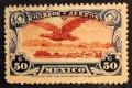 Първата въздушна пощенска марка на Мексико, издадена през 1922 г. Основна информация за марката..., снимка 1