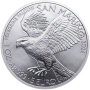Сан Марино 2026 – 5 евро – Сокол - 1 OZ Сребърна монета BU, снимка 1
