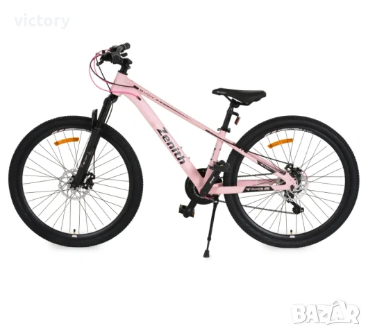 Велосипед със скорости alloy 24" Zenith - pink , снимка 3 - Детски велосипеди, триколки и коли - 55091480