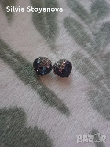 Сребърни обици Swarovski 