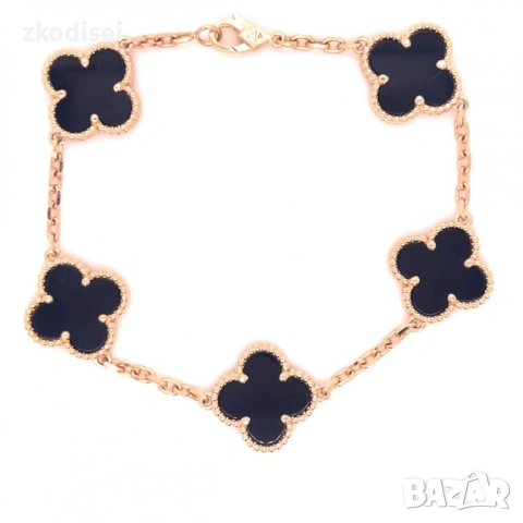 Златна дамска гривна Van Cleef 9,44гр. 16,5см. 14кр. проба:585 модел:37805-1
