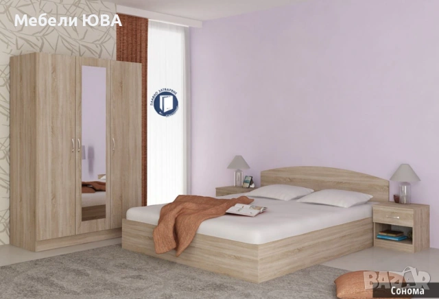 Спален комплект АПОЛО 3, снимка 3 - Спални и легла - 46069804