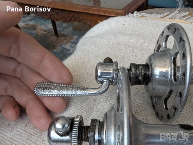 Ретро Шосйни Главини Широк Фланец Campagnolo, снимка 7 - Части за велосипеди - 55247389