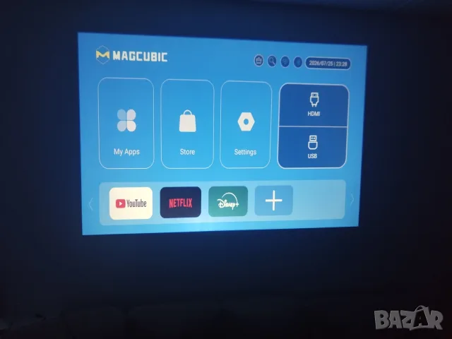 Портативен 1080p Smart Проектор MagCubic HY310, снимка 9 - Плейъри, домашно кино, прожектори - 55422029