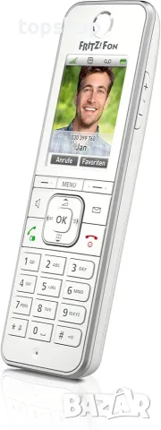 Чисто нов Безжичен Телефон Fritz AVM FRITZ!Fon C6 за FRITZ!Box (DECT / HD Voice) ​ , снимка 2 - Стационарни телефони и факсове - 55592150