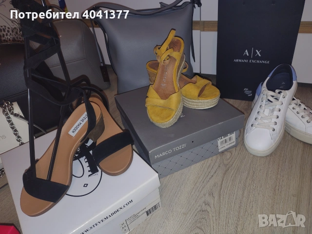 Оригинални Calvin Klein Emporio Armani David Jones Steve Madden Marco Tozzi чанти, раници, обувки, снимка 9 - Чанти - 54993757