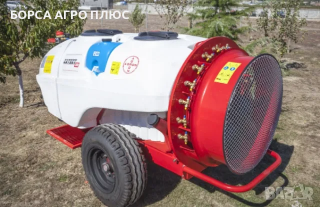 Agron Пръскачка прикачна вентилаторна 2000 л., снимка 4 - Селскостопанска техника - 55408639