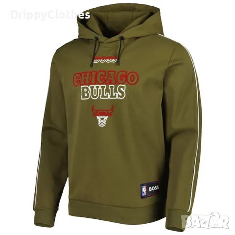 Оригинален мъжки суичър Boss x Chicago Bulls NBA, снимка 4 - Суичъри - 55703519