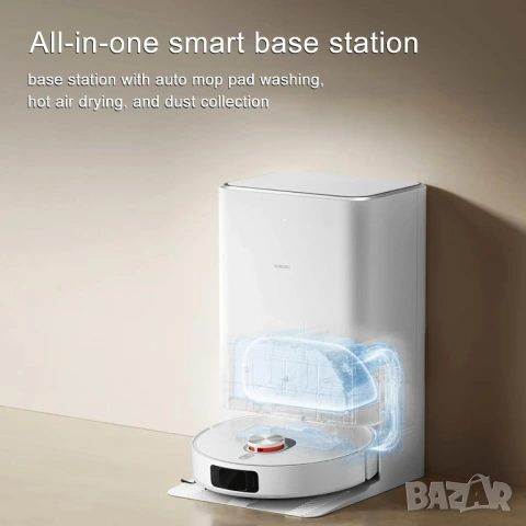 Робот прахосмукачка Xiaomi Robot Vacuum X20 Pro 7000Pa с All-in-One станция - НОВА, снимка 8 - Прахосмукачки - 54919414