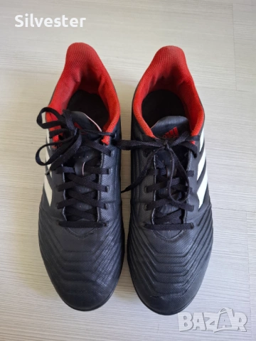 Черни футболни обувки / стоножки Адидас/ Adidas PREDATOR Traxion, номер 45.5, снимка 2 - Футбол - 54568512