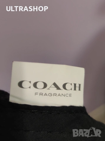 Оригинална COACH Fragrance Wool cap Вълнена шапка с козирка в отлично състояние, снимка 3 - Шапки - 54595098