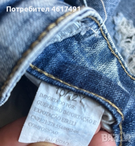 Детски къси дънки 10-12Y, снимка 7 - Дънки - 55019951
