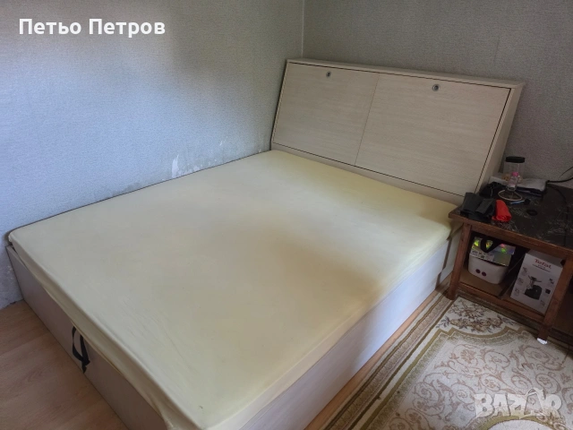 Спалня с латексов матрак 160-195, снимка 3 - Спални и легла - 53994532