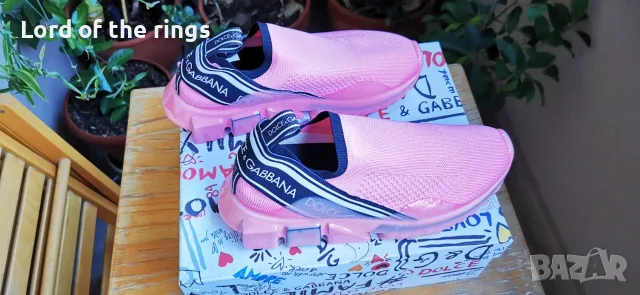 Оригинални маркови дамски сникърси / маратонки DOLCE & GABBANA - 39 номер, снимка 4 - Маратонки - 55580900