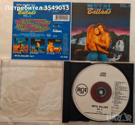Неофициални cd / цд компакт дискове - нови - VA - Metal Ballads, снимка 13 - CD дискове - 54352308