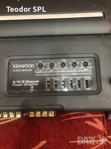 Авто усилвател Kenwood 4 канален , снимка 8 - Аксесоари и консумативи - 54484989