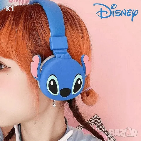 Безжични Bluetooth Слушалки Лило и Стич Stitch с вграден микрофон Lilo Stitch

, снимка 2 - Bluetooth слушалки - 55485749