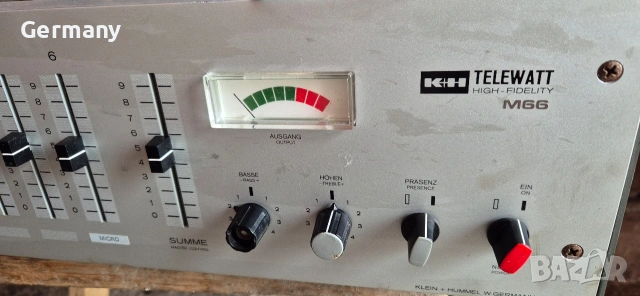 миксер усилвател telewatt m66, снимка 2 - Ресийвъри, усилватели, смесителни пултове - 54476832