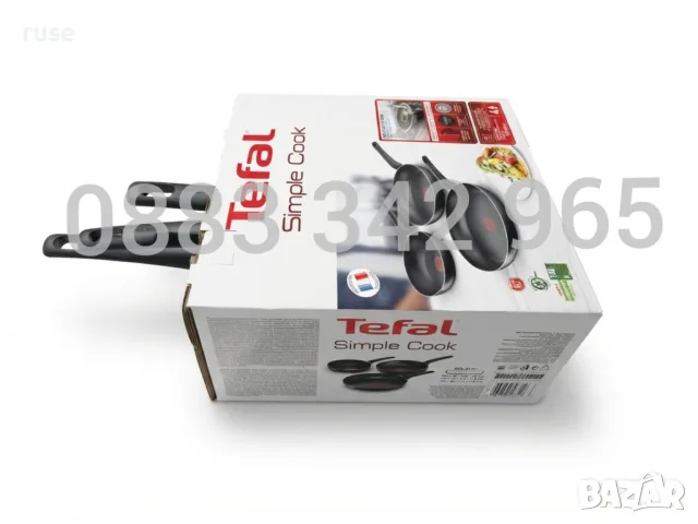 НОВИ! Комплект тигани Tefal Simple Cook 3 части 20, 24 и 28 см, снимка 10 - Съдове за готвене - 55500160