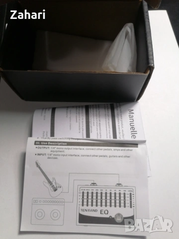 Еквалайзер за китара 10band, снимка 5 - Китари - 53951659