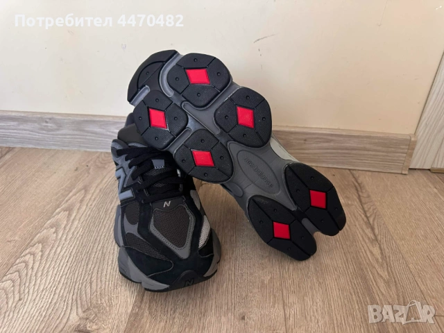 Обувки New Balance 9060 Black Castlerock Grey, снимка 2 - Маратонки - 54753304