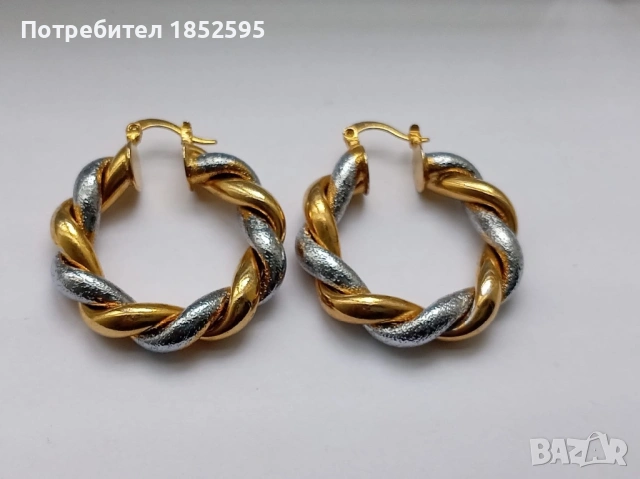 Vintage обеци в два цвята