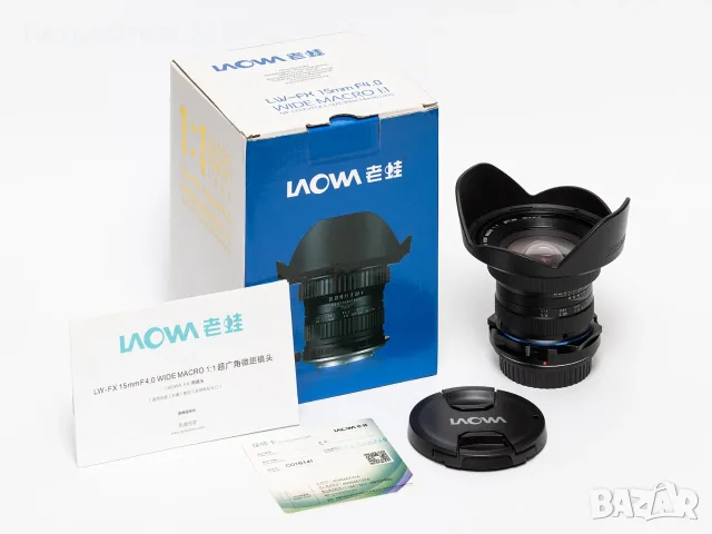 Обектив Laowa 15mm f/4 Wide Angle Macro 1:1 - Canon EF