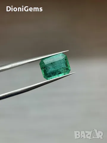 Естествен Замбийски Смарагд (Изумруд) 3.17 ct – Със сертификат от IGI, снимка 2 - Други - 55392050