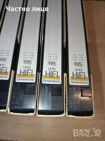 Видео Касети "SONY" UHG.HI-FI. E-240 Dynamicron, снимка 7 - Плейъри, домашно кино, прожектори - 55485731