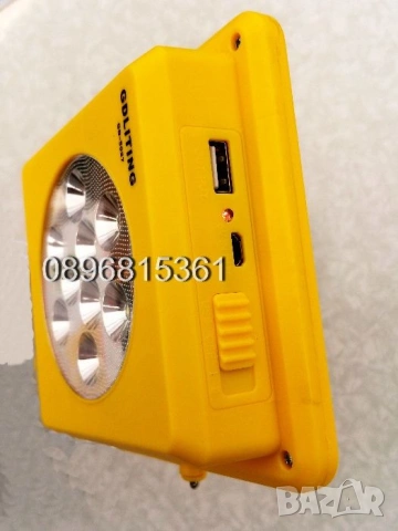 Соларно зарядно за телефон с акумулатор с USB изход( нова стока), снимка 2 - Безжични зарядни - 54777309