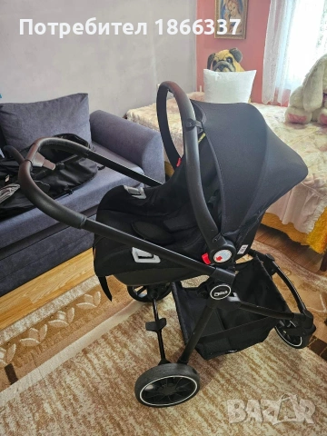 детска количка 3 в 1 като нова, снимка 7 - Детски колички - 55253867