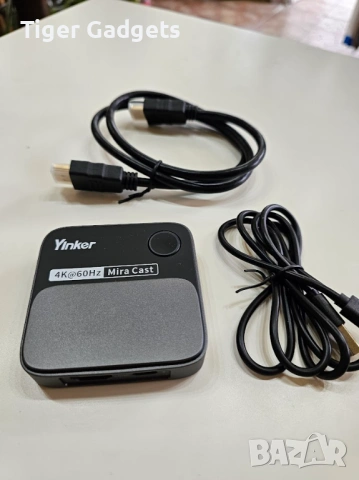 Yinker MSH1 4K Wireless Display Dongle – безжичен HDMI адаптер за споделяне на екран, AirPlay..., снимка 6 - Друга електроника - 54883259