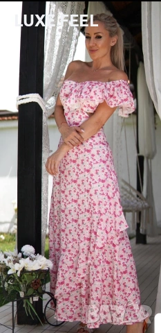 💓Дамска Рокля , снимка 5 - Рокли - 54236874