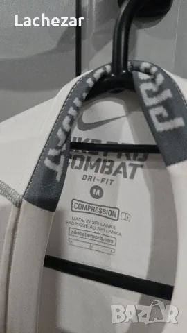 мъжки еластичен спортен потник Nike Pro M размер , снимка 4 - Тениски - 55607268