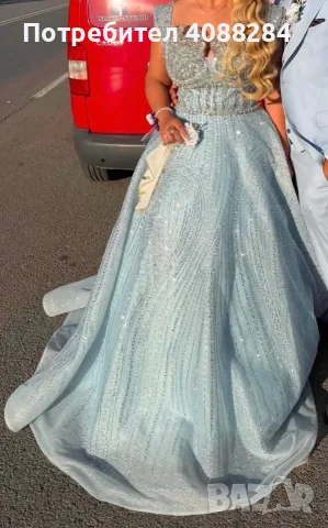 Бутикова официална рокля, L размер, носена 2часа