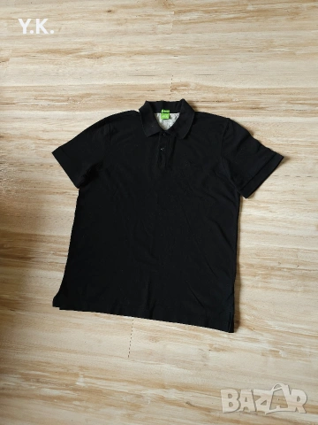 Оригинална мъжка тениска с яка Hugo Boss, снимка 2 - Тениски - 33516942