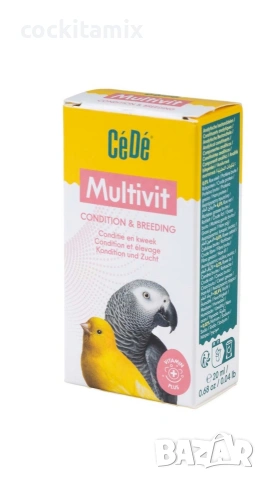 CeDe мултивитамини за всички видове птици 20мл