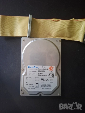 Хард диск ExcelStor Callisto 80GB IDE (PATA) 3.5" 7200RPM – J880 - Плюс IDE кабел! - Тестван!