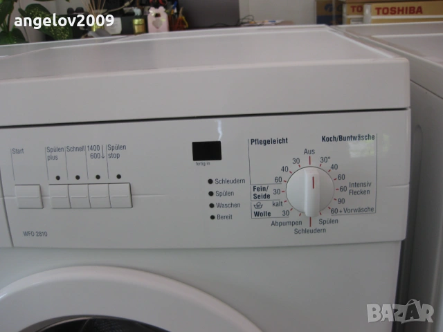 Пералня Bosch Maxx WFO 2810 , снимка 4 - Перални - 54447505