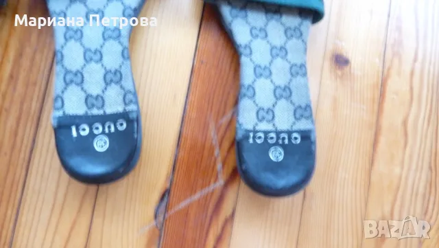 Сандали на ток и чехли на GUCCI -  №39, снимка 3 - Дамски обувки на ток - 55418002