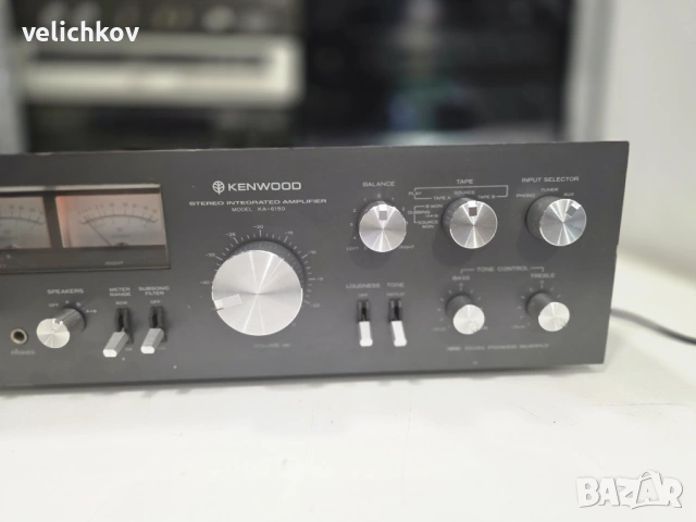 🚀 KENWOOD KA-6150: Легендарен японски усилвател със зашеметяващ аналогов звук и вечна визия! 🪐✨, снимка 5 - Ресийвъри, усилватели, смесителни пултове - 54829719