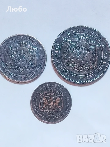 монети 1881г 2,5 и 10ст, снимка 2 - Нумизматика и бонистика - 54833276