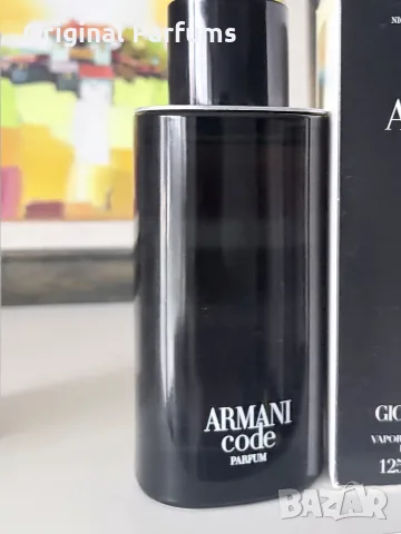 оригинален тестер Armani code 110мл (125ml) Parfum