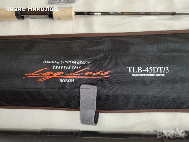 Въдица Smith Troutin Spin Lagless Boron TLB-45T/3 pcs., снимка 7 - Такъми - 55023052