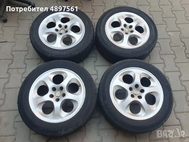 Джанти с гуми 16" 6,5J 5x98 Alfa Romeo 147/156/GT/GTV