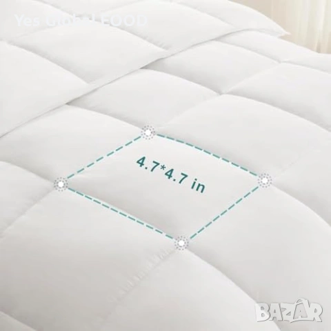 ACCURATEX памучна завивка 155x220см 450g/m², снимка 7 - Олекотени завивки и одеяла - 54941138