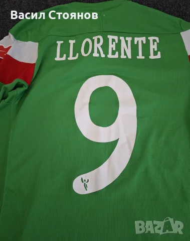 Атлетик Билбао /  Athletic Club de Bilbao 2011/12 Umbro away #9 Llorente - размер M, снимка 5 - Фен артикули - 46757778