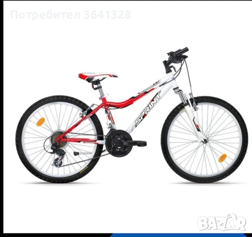 Велосипед Sprint MYSTIQUE 24", RED/WHITE