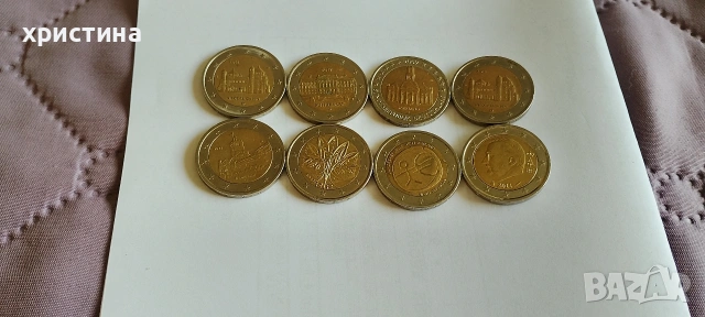 Възпоменателни монети от 2 евро