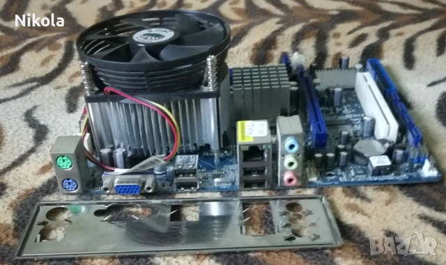 Продавам/Бартер Дъно ASRock G41M-VS3 с Процесор Intel Celeron 86 420 SL9XP, Охлаждане и Видеокарта !, снимка 3 - Дънни платки - 55273054